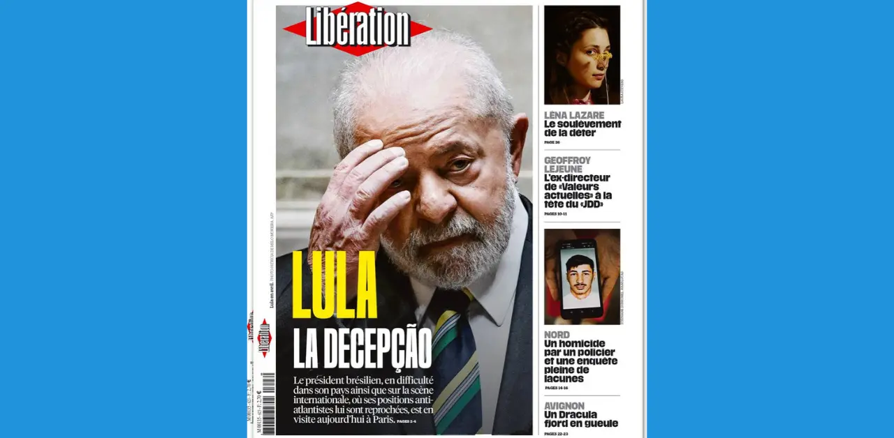 Jornal francês diz que Lula é decepção e falso amigo do Ocidente