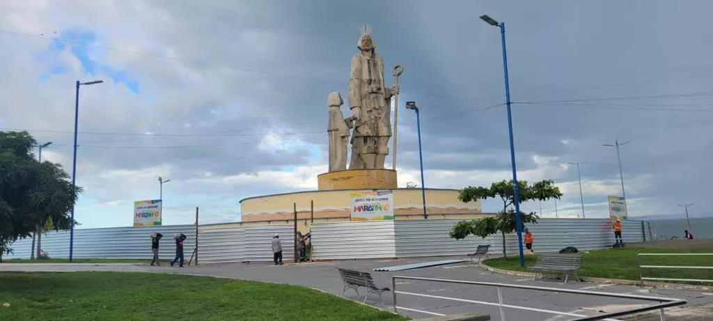 Governo do Maranhão inicia obra de reforma do monumento a São José de Ribamar