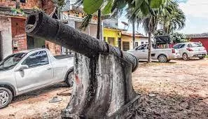 Gestão de Braide some com canhões originais de Praça do Anjo da Guarda em São Luís