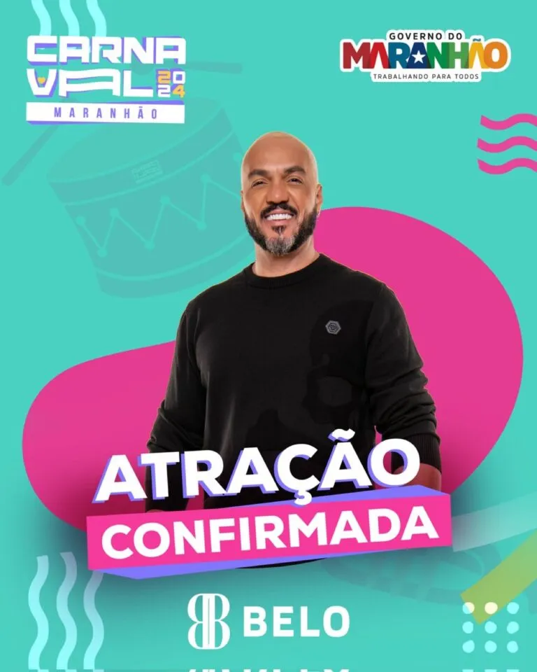 Cantor Belo é mais uma atração confirmada no carnaval de São Luís