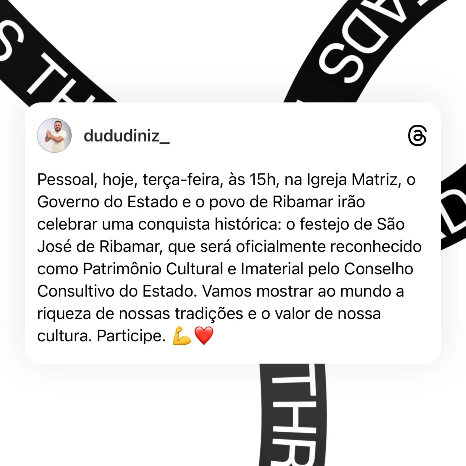 Carlos Brandão oficializa hoje (07) festejo de São José de Ribamar como Patrimônio Cultural e Imaterial