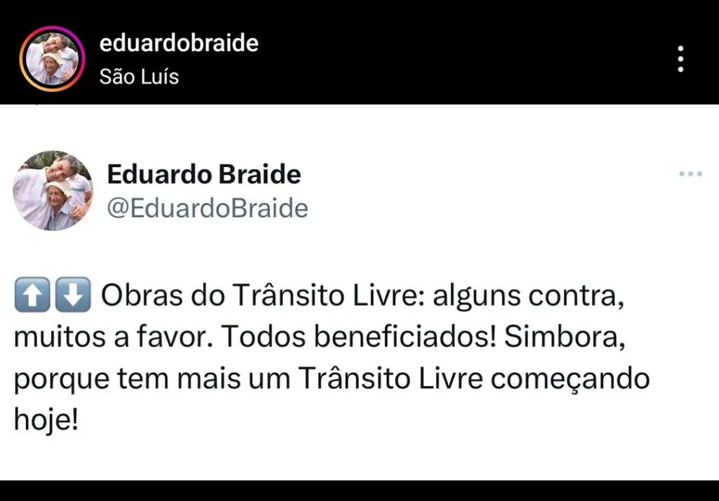 Braide não aceita críticas sobre caos no programa 