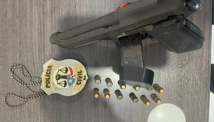 Polícia Civil prende homem com arma ilegal em São José de Ribamar